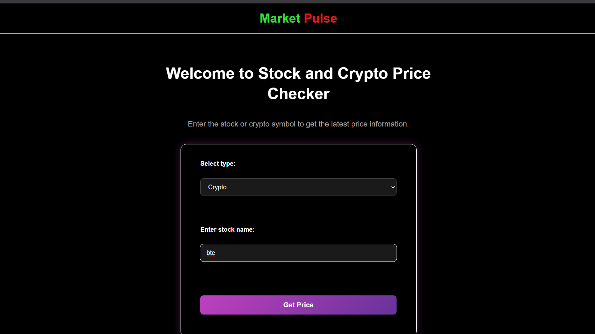 market pulse preview
